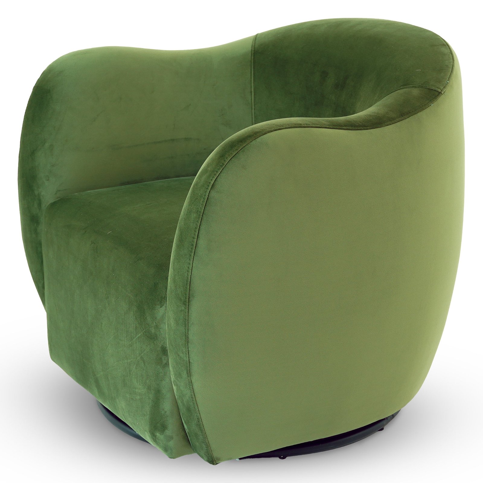 Amara Velvet Swivel Chair