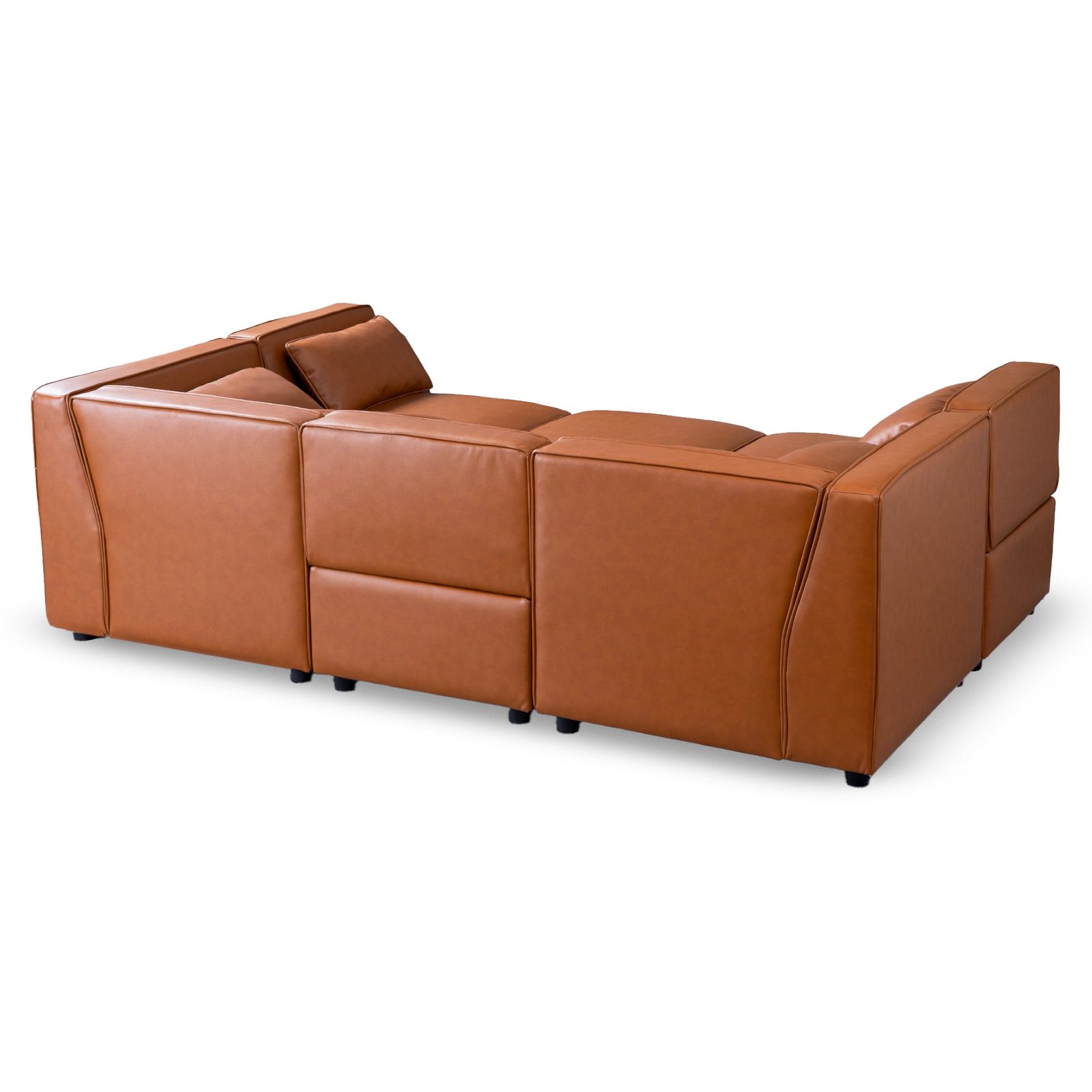 Ella Vegan Leather Modular Sofa