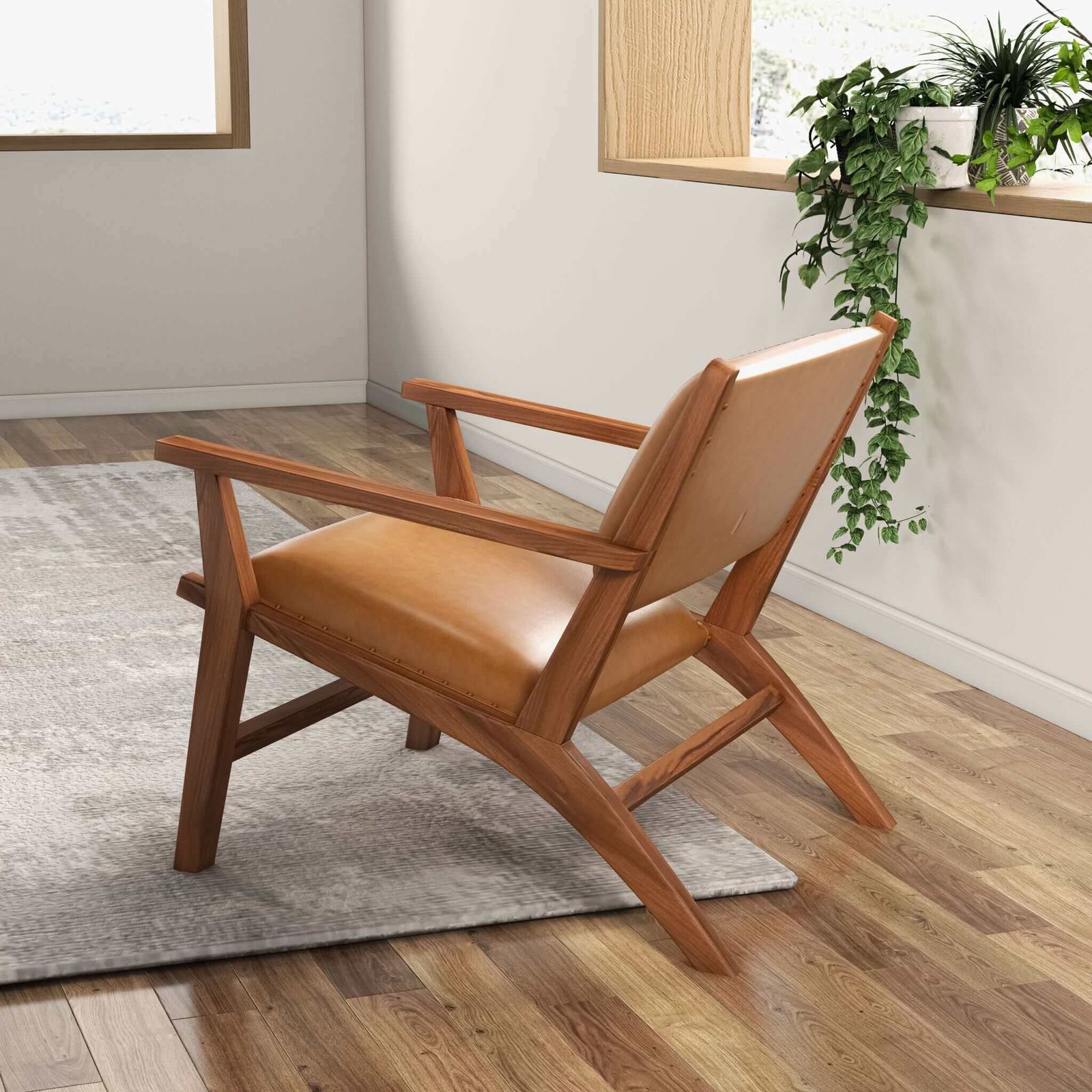 Erin Leather Lounge Chair